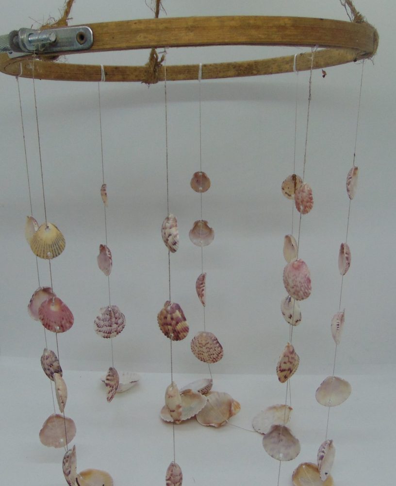 Seashell Wind Chime - Lisa's Simple Life DIY Seashell Wind Chime