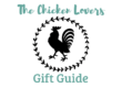gift guide with various items related to chickens