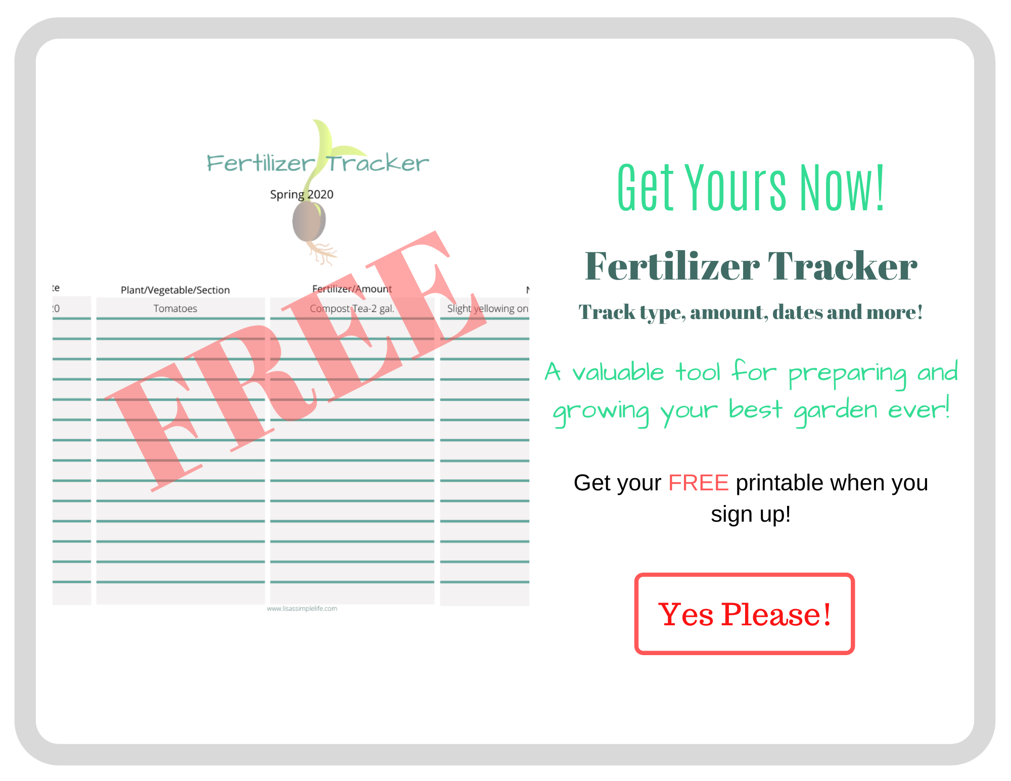 Fertilizer tracker